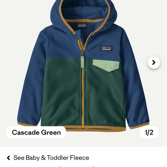 EUC Patagonia Micro D Snap T Fleece Jacket - Picture 4 of 4